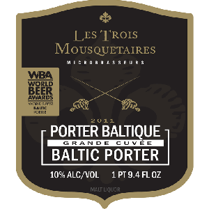 Microbrasserie Les Trois Mousquetaires - Porter Baltique