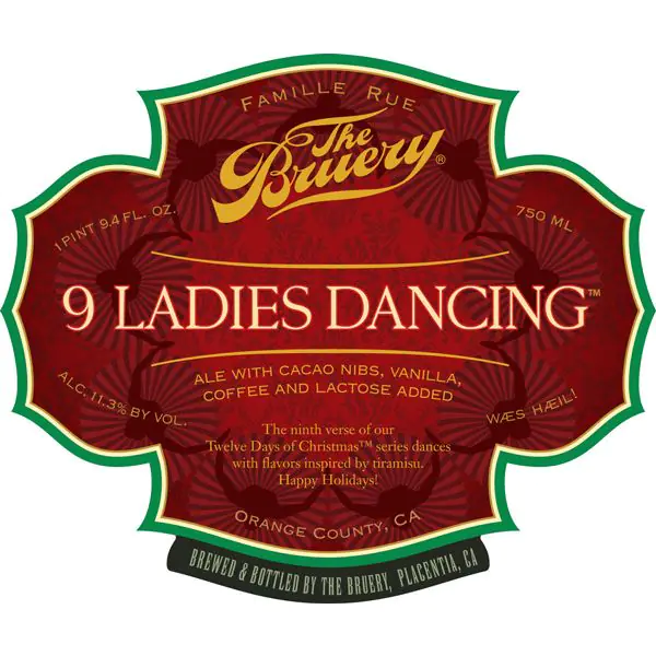 The Bruery - 9 Ladies Dancing Tasting Notes | Beer of the Month Club