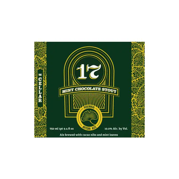 Perennial Artisan Ales - 17 (Mint Chocolate Stout) Tasting Notes