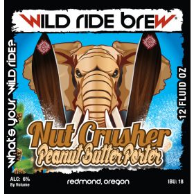 Wild Ride Brewing Company - Nut Crusher Peanut Butter Porter