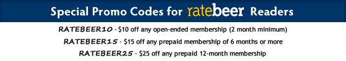 Promo Codes for RateBeer.com Readers