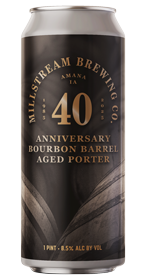 Millstream 40th Anniversary Bourbon Barrel Aged Porter
